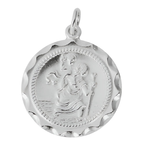 St. Christopher's Sterling Silver Engravable Medal